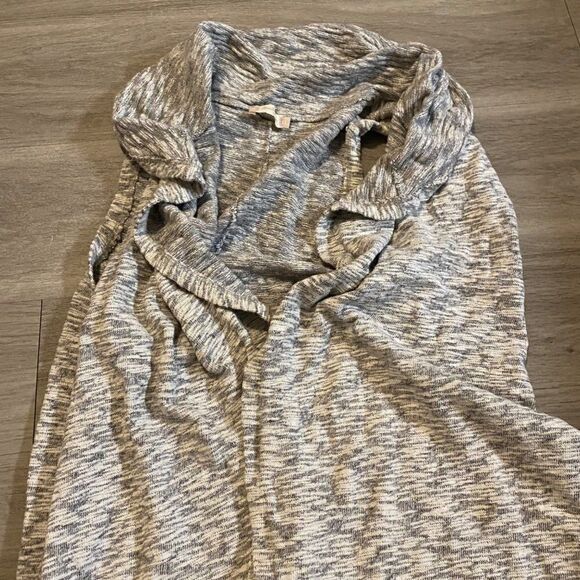 Alter’d State women’s grey sleeveless cotton blend open oversized cardigan Med - Picture 3 of 7